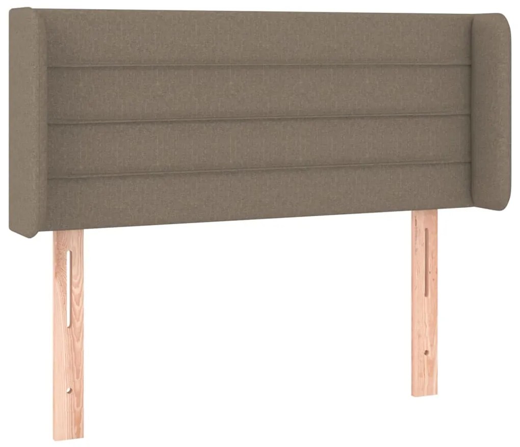 vidaXL Κεφαλάρι με Πτερύγια Taupe 103x16x78/88 εκ. Υφασμάτινο