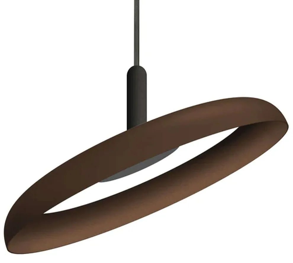 Φωτιστικό Οροφής Nivél 15 10783 38x14cm Dim Led 500lm 10,5W 2700K Brown-Black Pablo Designs