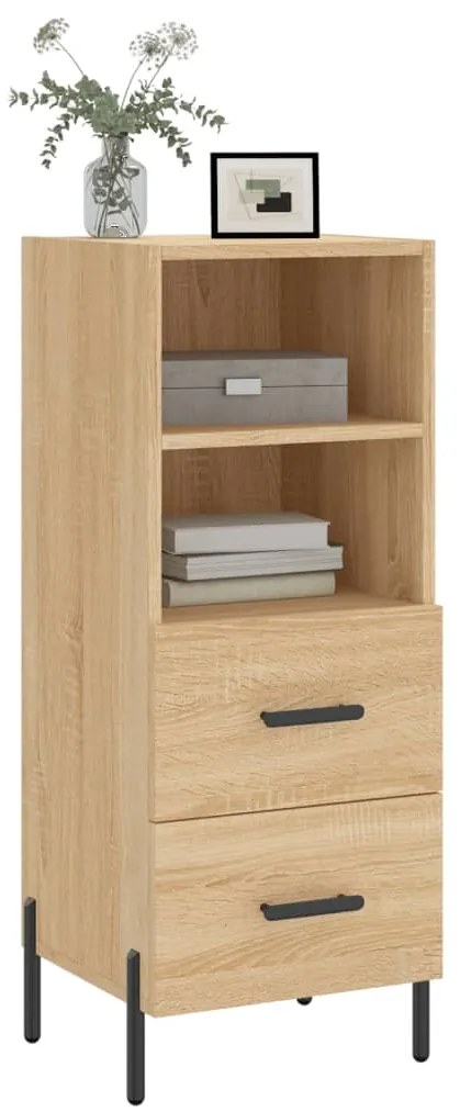 vidaXL Ντουλάπι Sonoma Δρυς 34,5x34x90 εκ. από Επεξεργασμένο Ξύλο