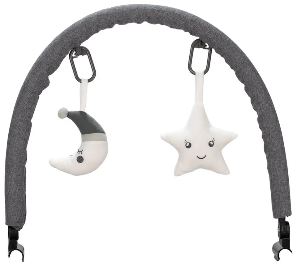 Μπάρα Παιχνιδιών Για Ρηλάξ/Παρκοκρέβατο Bebe Stars Grey 801-186