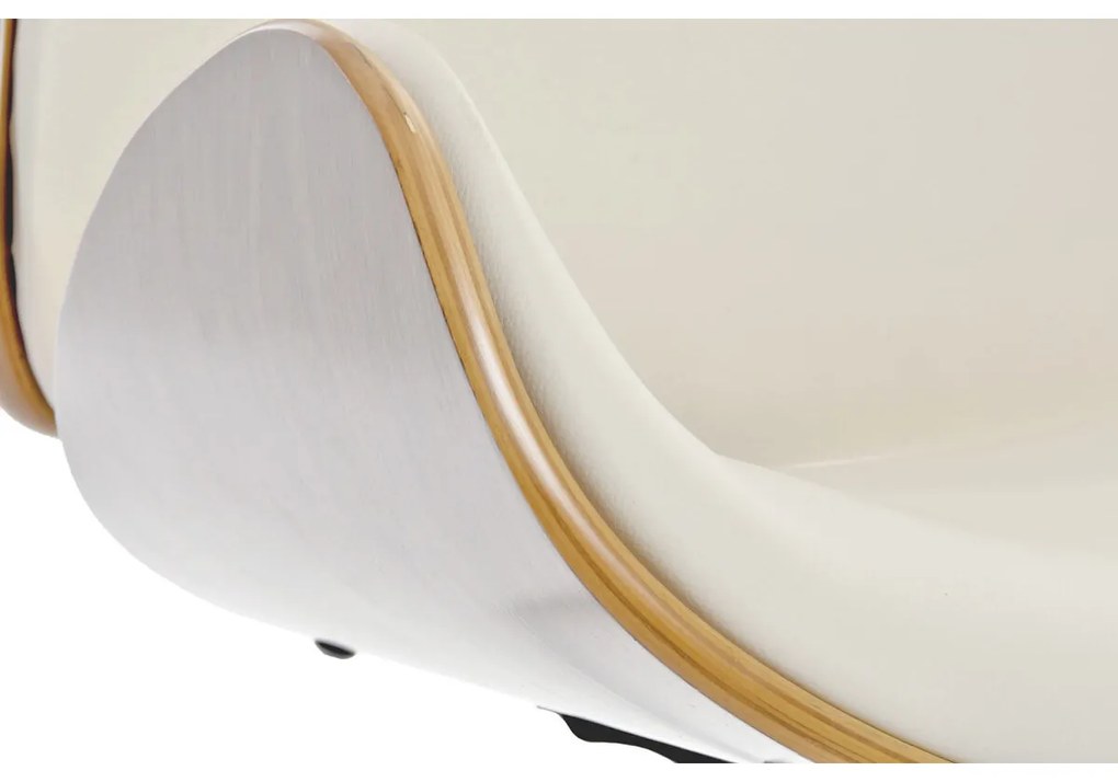 Καρέκλα DKD Home Decor Καφέ Κρεμ Ασημί 52 x 58,5 x 98 cm