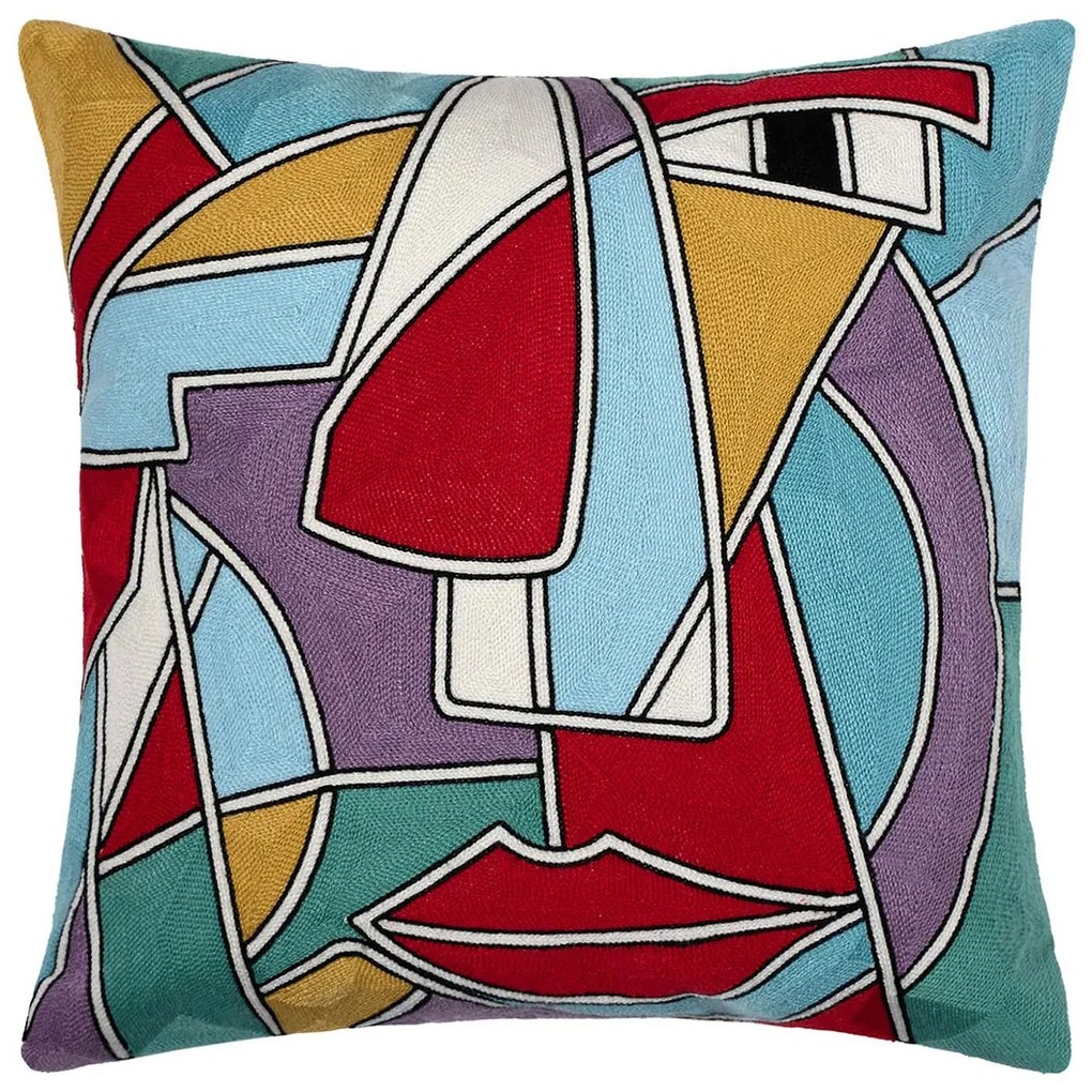 Διακοσμητική Μαξιλαροθήκη (45x45) Silk Fashion Polygazo102
