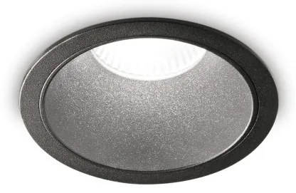 Χωνευτό Σποτ Φωτιστικό Οροφής LED 20W Μαύρο 3000K Φ12cm IP40 Trim Game 273167 Ideal Lux 273167
