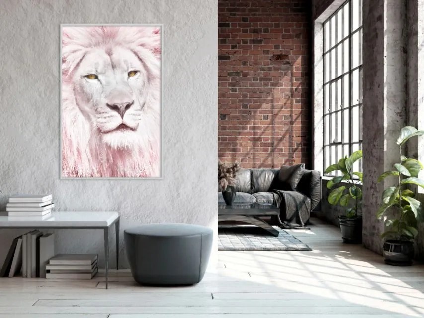 Αφίσα - Dreamy Lion - 20x30 - Χρυσό - Χωρίς πασπαρτού