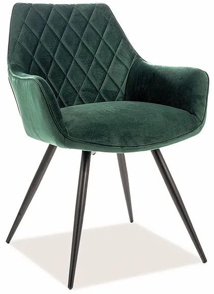 Καρέκλα τραπεζαρίας βελούδινη Linea Velvet 43 x 43x 82 DIOMMI LINEAVCZ