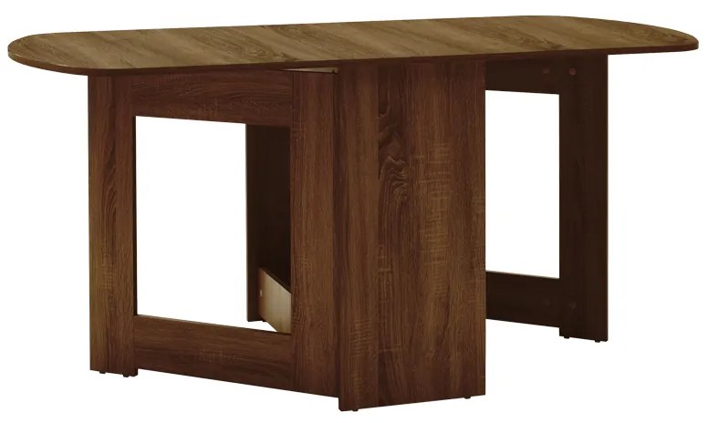 Τραπέζι Nadine πολυμορφικό-επεκτεινόμενο wenge 160x80x76.5εκ Υλικό: CHIPBOARD 049-000091