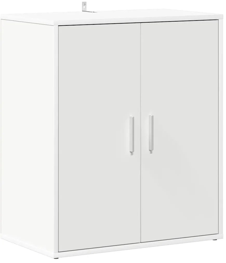 vidaXL Παπουτσοθήκη Λευκή 60 x 35 x 70 εκ. από Επεξ. Ξύλο