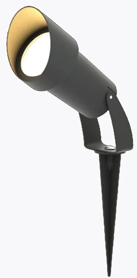 Φωτιστικό Δαπέδου Καρφωτό Shafer 80600144 1xGU10 27x18cm Anthracite ItLighting