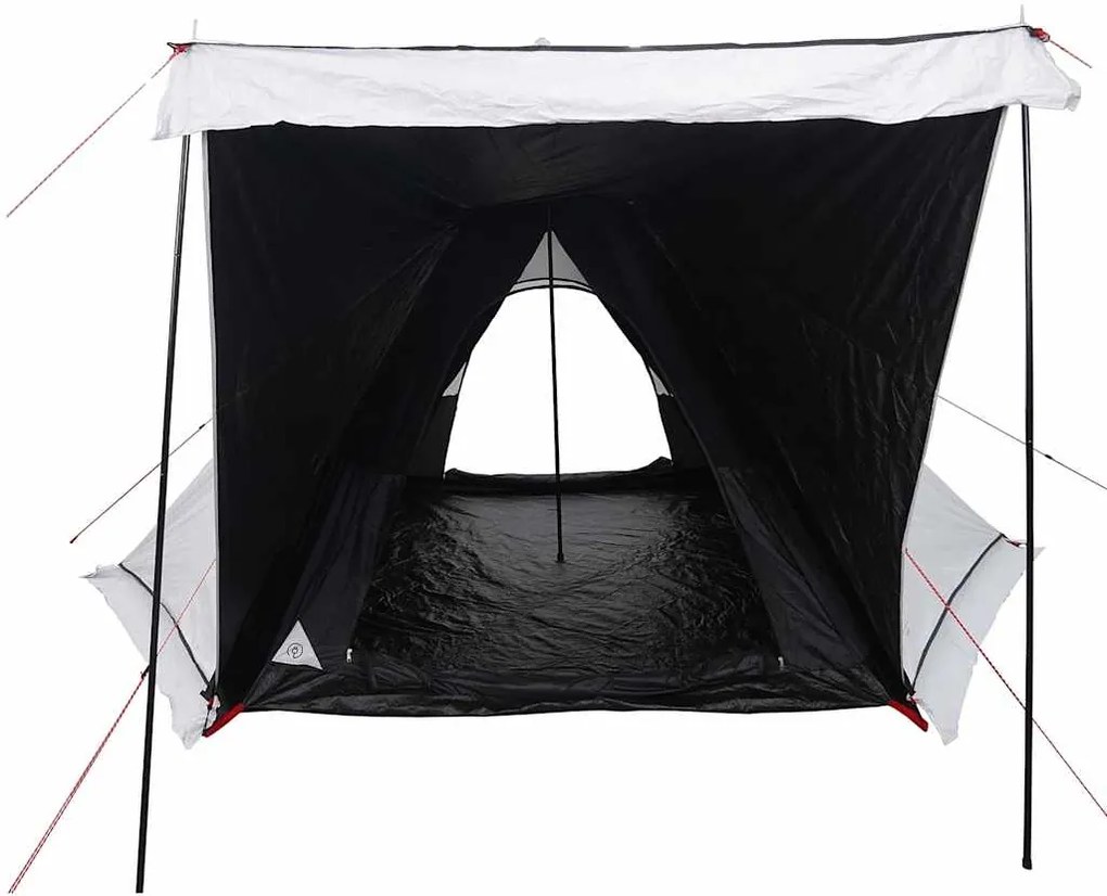 vidaXL Σκηνή Οικογενειακή Tipi 6 Ατ. Αδιάβροχη Λευκή Ύφασμα Συσκότισης