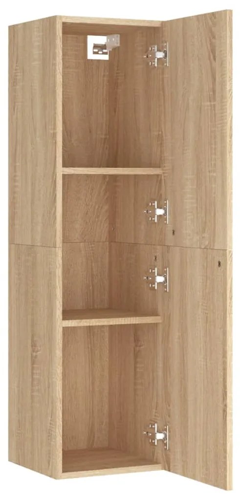 vidaXL Έπιπλο Τηλεόρασης Sonoma Δρυς 30,5x30x110 εκ. από Επεξ. Ξύλο