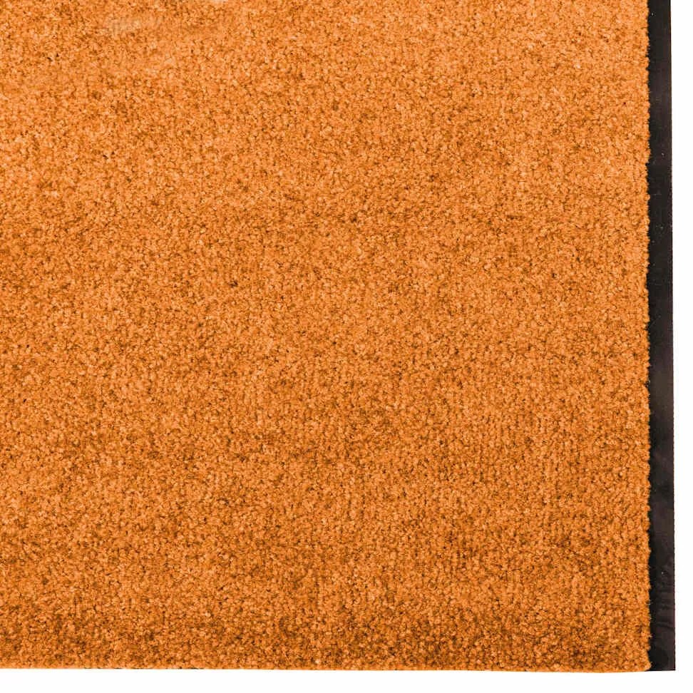 vidaXL Χαλάκι Εξώπορτας Πορτοκαλί και Μαύρο 120 x 400 cm