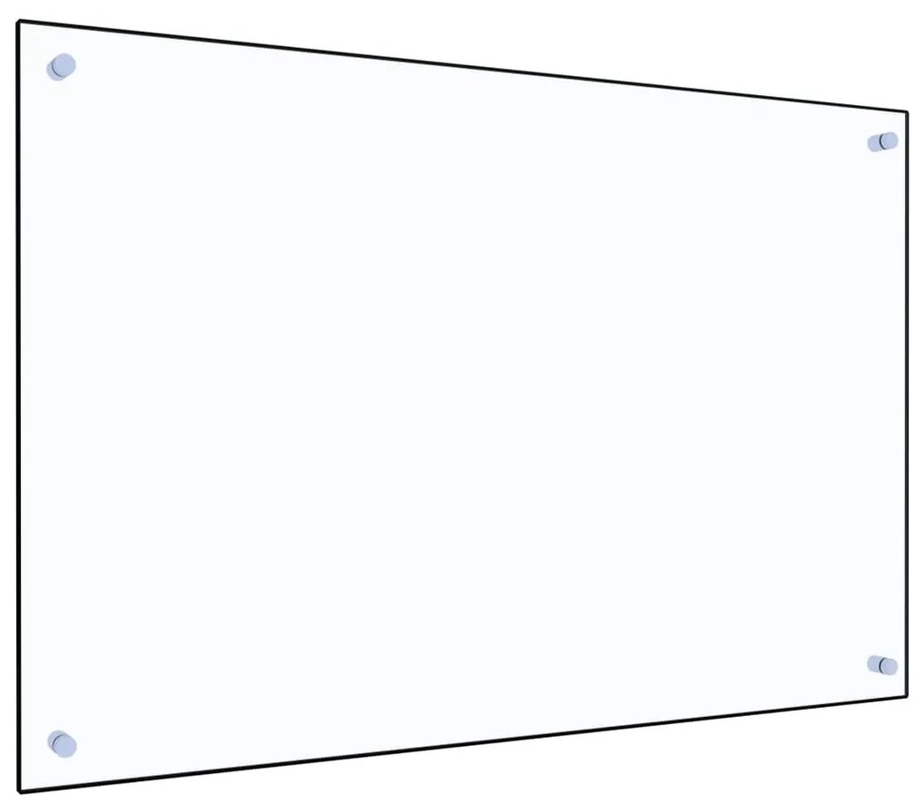vidaXL Πλάτη Κουζίνας Διαφανής 90 x 60 εκ. από Ψημένο Γυαλί