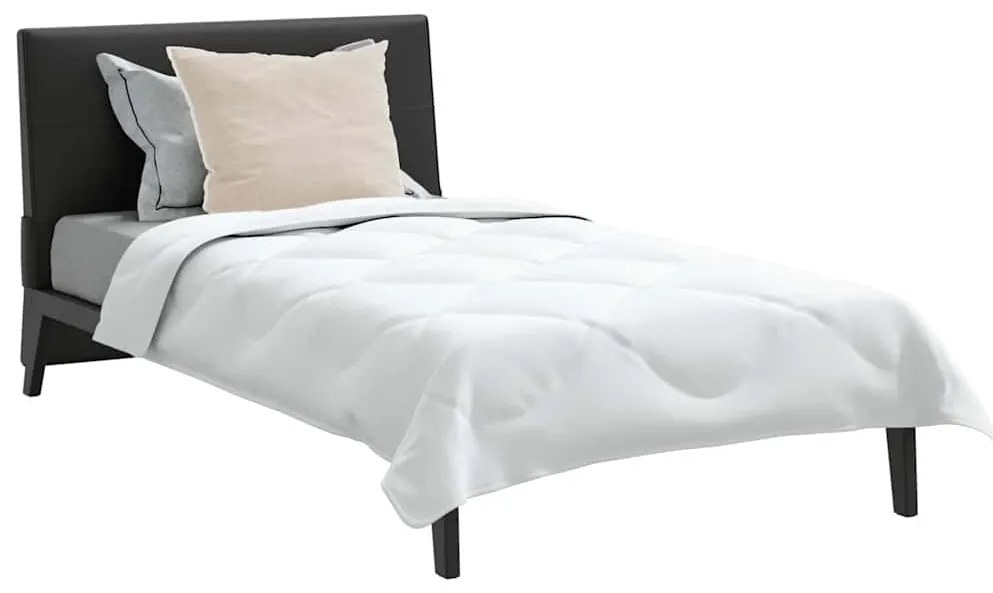 vidaXL Πάπλωμα με μαξιλάρι 2 pcs Λευκό 155 x 220 cm Μικροΐνες