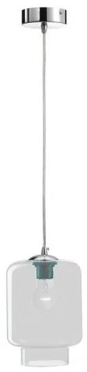 Κρεμαστό Φωτιστικό Οροφής E27 60W Γυαλί Luma Lighting-114-01024-04-transparent-Διάφανο 114-01024-04-transparent