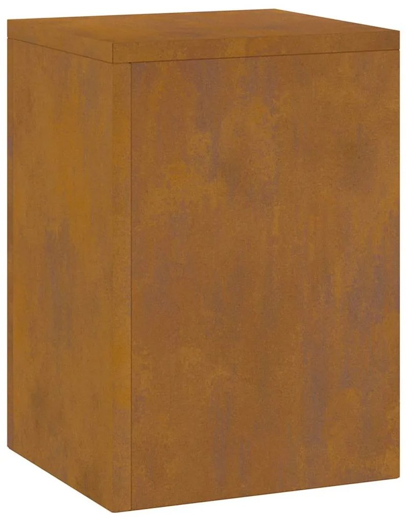 vidaXL Στήριξη φυτών 2 pcs Σκ rusty 24 x 24 x 35 εκ.
