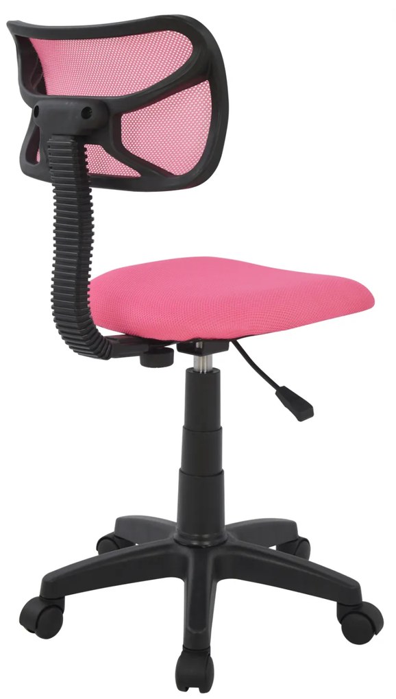 ΚΑΡΕΚΛΑ ΓΡΑΦΕΙΟΥ AKHILA HM1026.05 ΡΟΖ ΥΦΑΣΜΑ MESH 40,5x50,5x91,5 εκ.