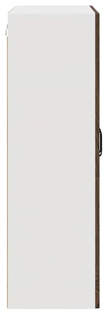 vidaXL Ντουλάπα Κουζίνας με ράφι Επιτοίχιο Καφέ δρυς 80 x 31 x 100 εκ.