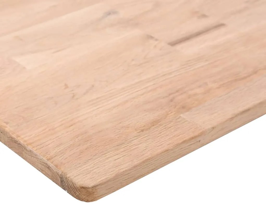 vidaXL Επιφάνεια Τραπεζιού Τετράγωνη 40x40x2,5 εκ. Μασίφ Ξύλο Δρυς