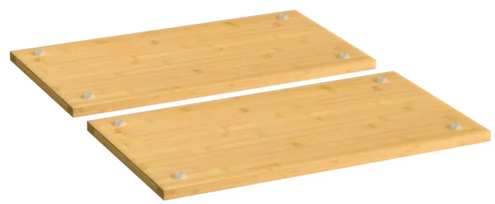 vidaXL Καλύμματα Εστιών Κουζίνας 2 Τεμ. 50 x 28 x 1,5 εκ. από Μπαμπού