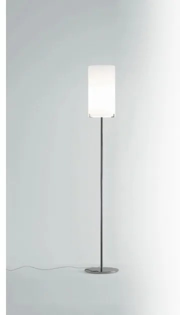 Επιδαπέδιο Φωτιστικό 1xE27 Χειροποίητο Dimmer Οπάλ Γυαλί CPL F1 Prandina-1082000110201-Νίκελ Ματ 1082000110201