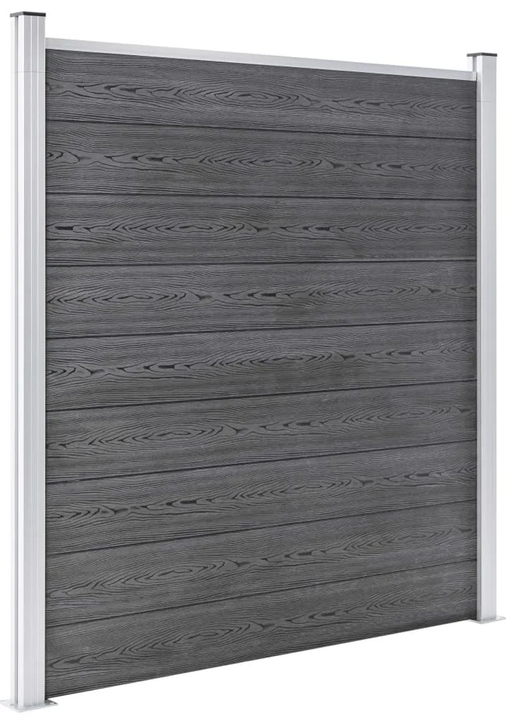 vidaXL Πάνελ Περίφραξης Γκρι 526 x 186 εκ. από WPC