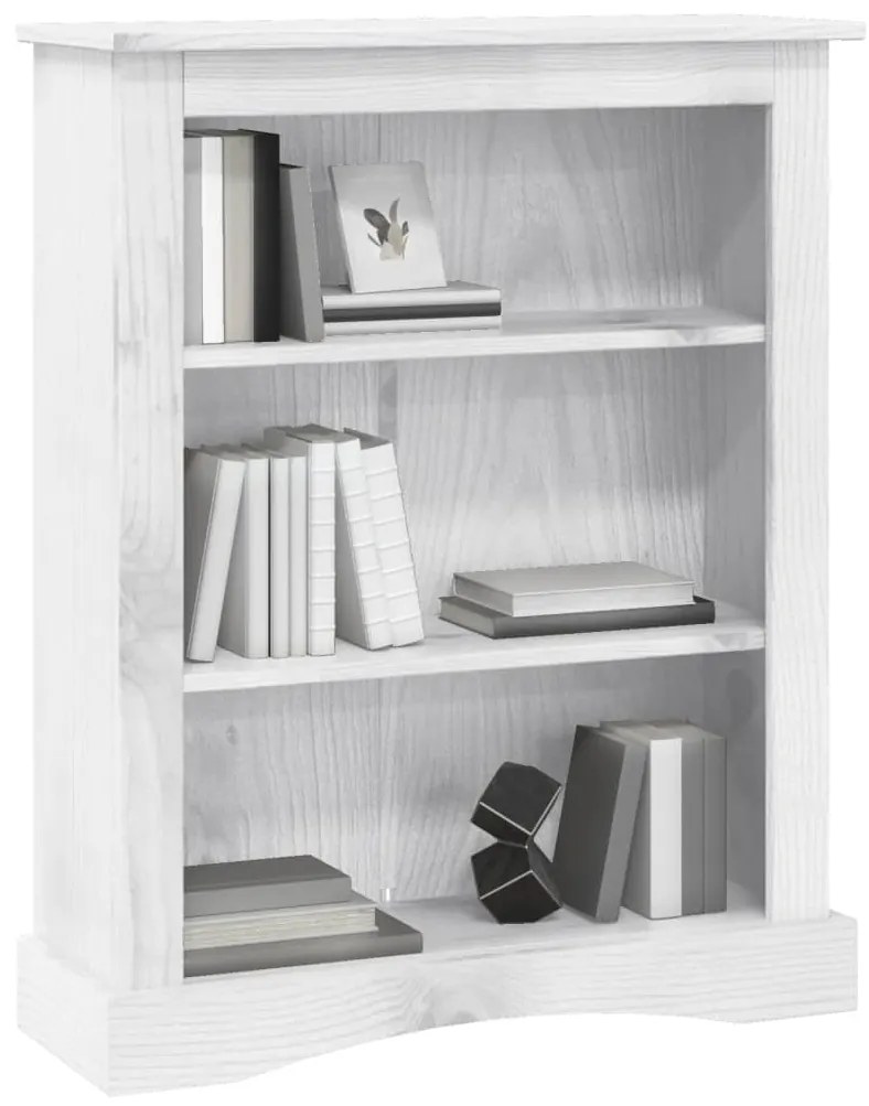 vidaXL Βιβλιοθήκη 30 Επ. Μεξικ. Στιλ Corona Λευκό 81x29x150 εκ.
