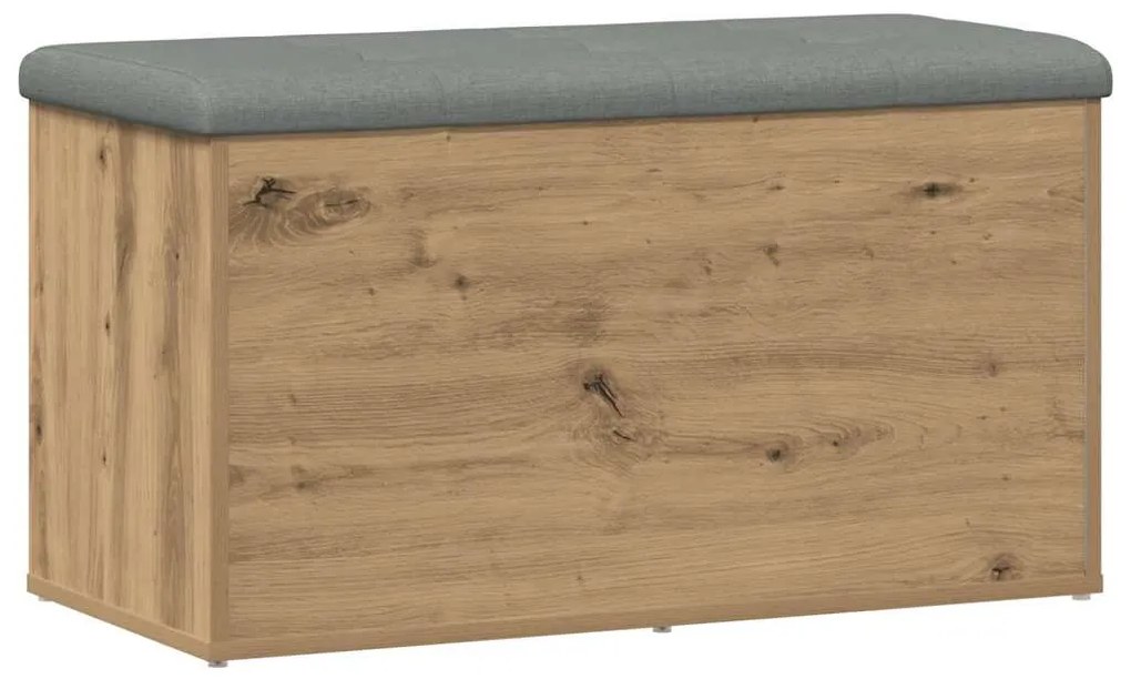 vidaXL Πάγκος αποθήκευσης  Artisan Oak 82x42x45 cm Κατασκευασμένο ξύλο