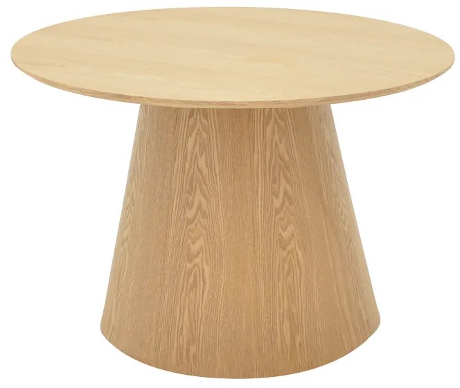 Τραπέζι σαλονιού Kayano mdf σε φυσική απόχρωση Φ60x40εκ