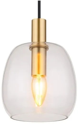 Κρεμαστό Φωτιστικό Οροφής E14 Φ16 Garri Globo Lighting-15789HM-Διάφανο 15789HM