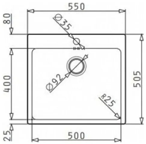 Νεροχύτης Maidsinks Inset Ledge 1B-45 x 50.5 εκ.