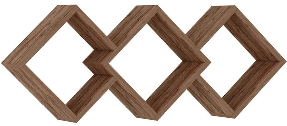 Ραφιέρα Τοίχου Glaxy 382NRC2407 102x20x42cm Pine