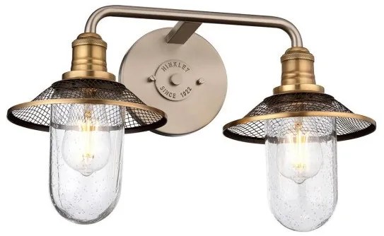 Απλίκα Φωτιστικό Μπάνιου 2xE27 IP44 Rigby Quintiesse Elstead Lighting-QN-RIGBY2-BATH-AN-Ορείχαλκος QN-RIGBY2-BATH-AN