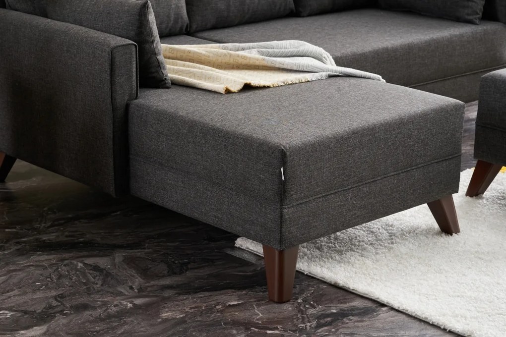 Corner Sofa-Bed Bella Mini Corner Sofa Left - Anthracite Anthracite