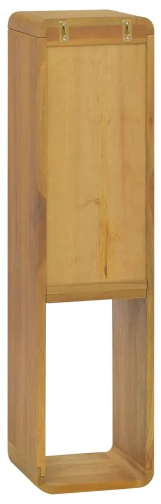 vidaXL Ντουλάπι Μπάνιου Επιτοίχιο 25x25x100 εκ. από Μασίφ Ξύλο Teak