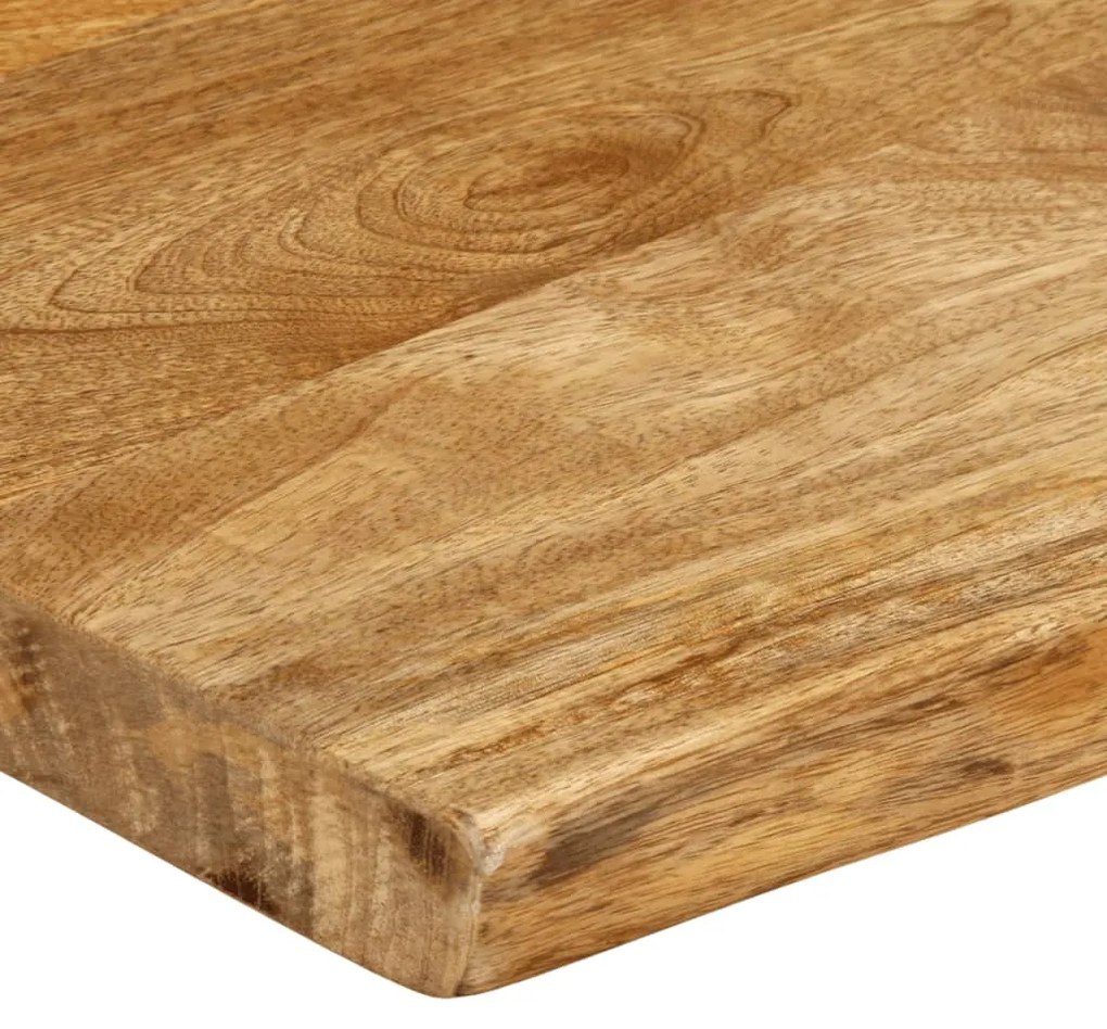 vidaXL Επιφάνεια Τραπεζιού 60x40x2,5 εκ. Live Edge Μασίφ Ξύλο Μάνγκο