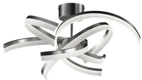 Φωτιστικό Οροφής Sund TW Νίκελ ματ-Λευκό 20898 Φ65 Fischer Honsel-20898-Νίκελ Ματ 20898