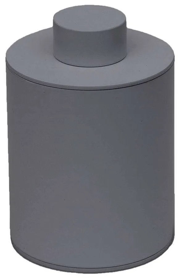Θήκη Για Βαμβάκι Βαρέως Τύπου 94-163 8x15cm Matte Concrete Grey Pam&amp;Co Stainless Steel