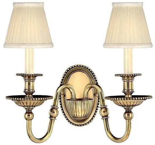 Απλίκα Φωτιστικό Τοίχου 2xE14 Ορείχαλκος Cambridge HK-CAMBRIDGE2 Elstead Lighting-HK-CAMBRIDGE2-Ορείχαλκος HK-CAMBRIDGE2