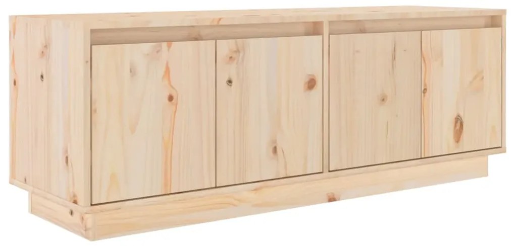 vidaXL Έπιπλο Τηλεόρασης 110 x 34 x 40 εκ. από Μασίφ Ξύλο Πεύκου