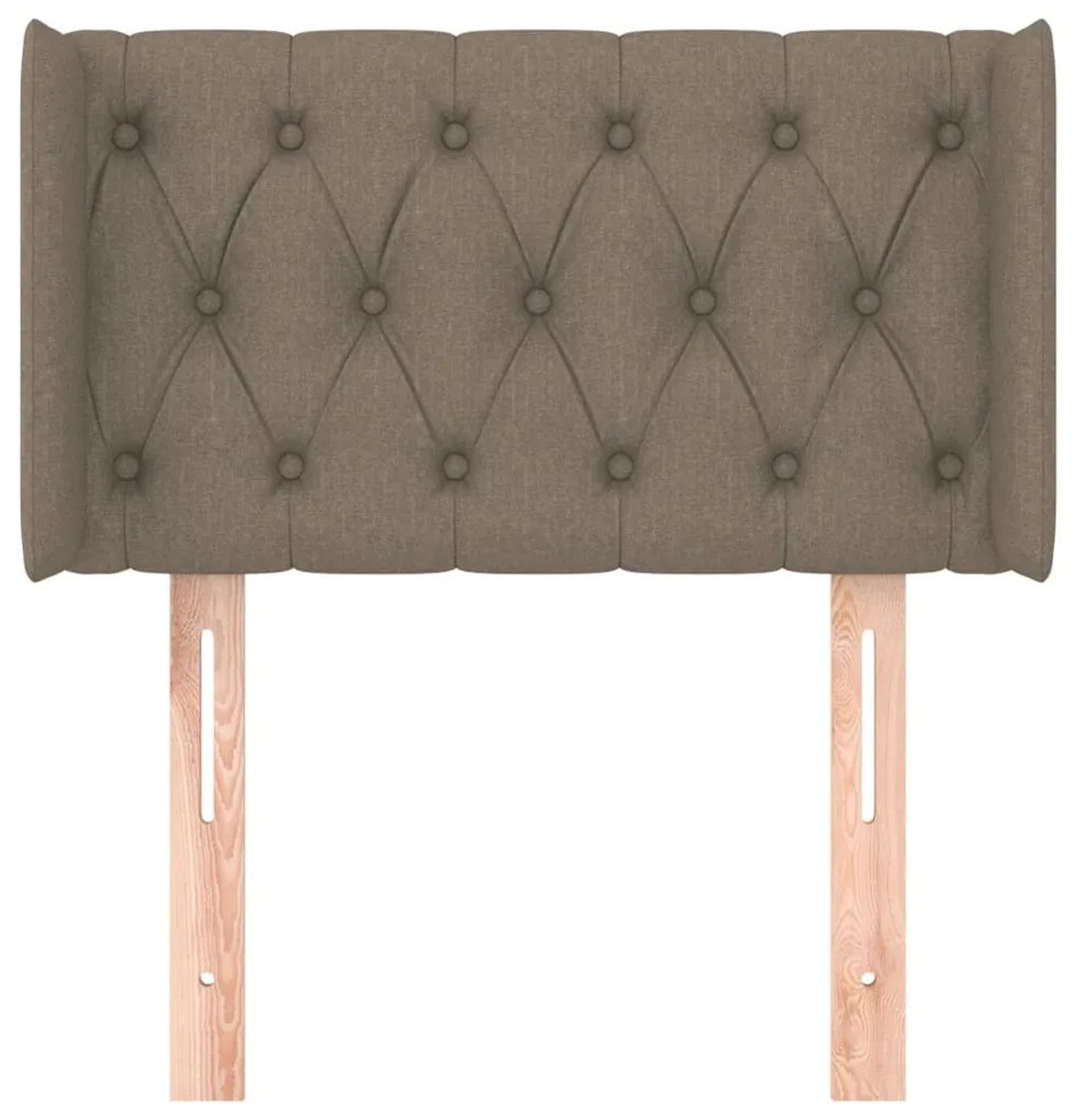 vidaXL Κεφαλάρι με Πτερύγια Taupe 83x16x78/88 εκ. Υφασμάτινο