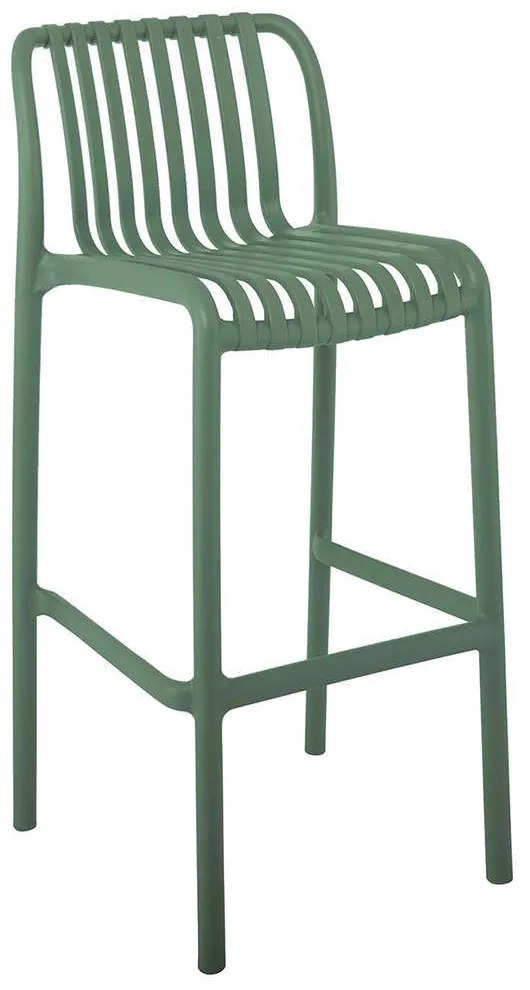 Σκαμπό Bar Moda Ε3802,4 45x49x75/101cm Green