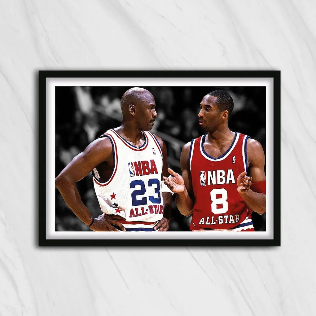 Πόστερ &amp; Κάδρο Jordan &amp; Kobe AllStars SNK223 21x30cm Εκτύπωση Πόστερ (χωρίς κάδρο)