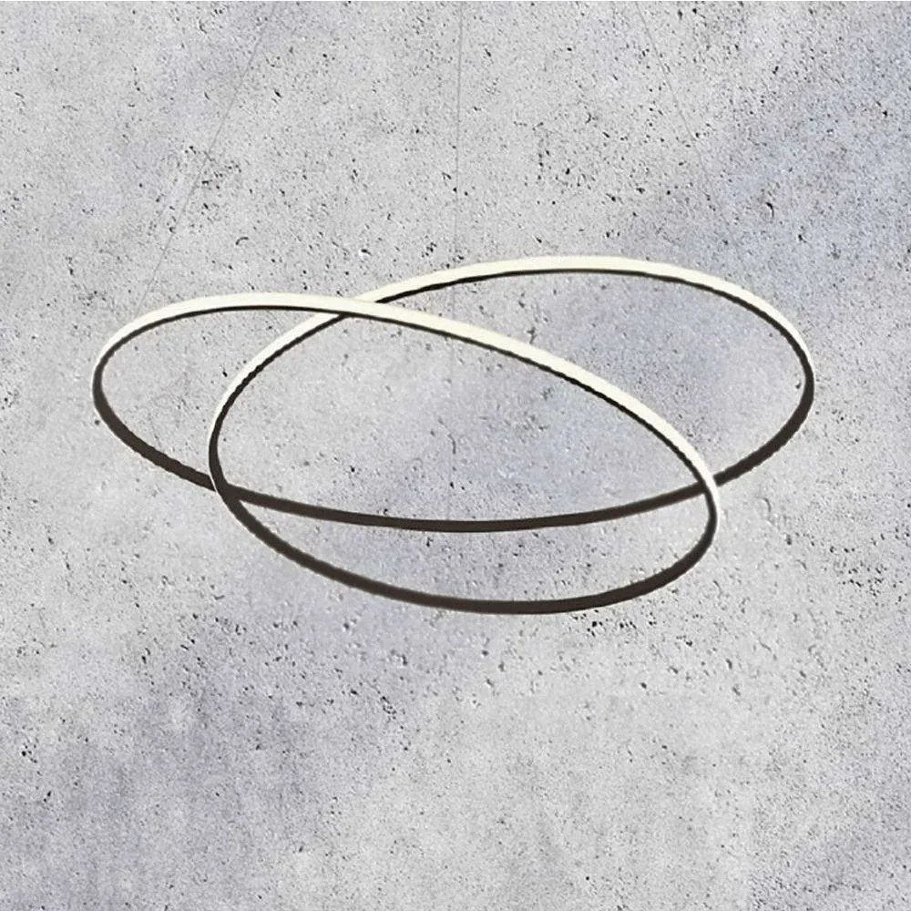 Φωτιστικό Οροφής Glem/100C 2383 Φ100x45/90cm 75W Black Sikrea Aluminum,Acrylic