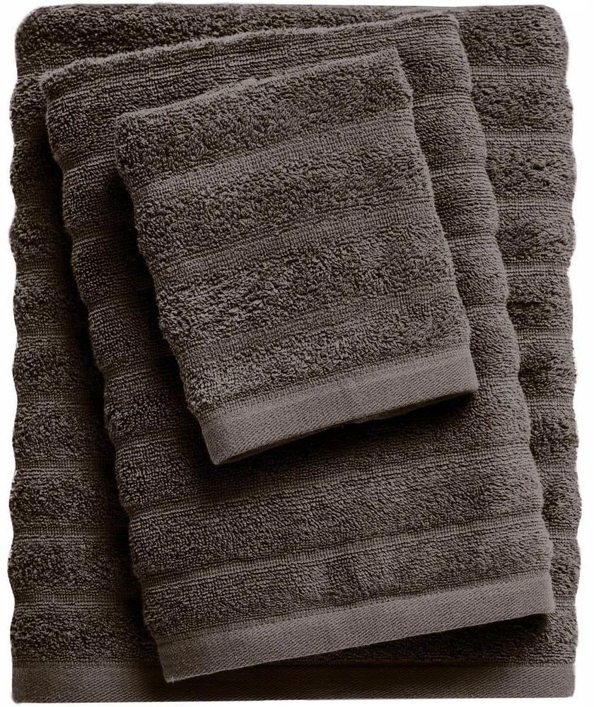Πετσέτες Best 0724 (Σετ 3τμχ) Dark Grey Das Home Σετ Πετσέτες 70x140cm 100% Βαμβάκι