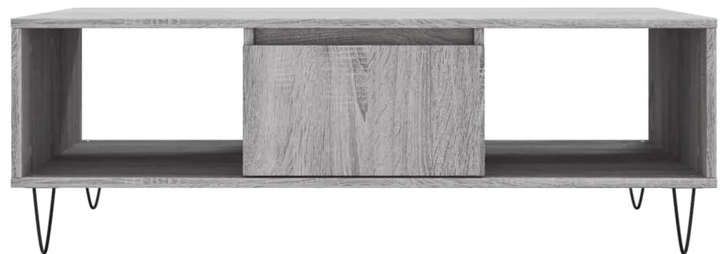 vidaXL Τραπεζάκι Σαλονιού Γκρι Sonoma 104x60x35 εκ. Επεξεργασμένο Ξύλο