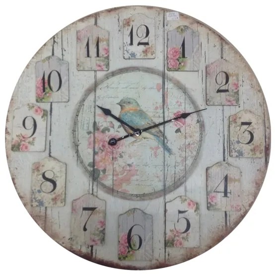 Ρολόι Τοίχου MDF 62cm Etoile NN-169-1