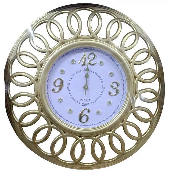 Ρολόι τοίχου Vintage - 868T - 008687 - Gold-008687_go
