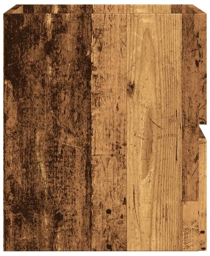 vidaXL Ντουλάπι Μπάνιου Παλαιό Ξύλο 60x38,5x45 εκ. Επεξεργασμένο Ξύλο