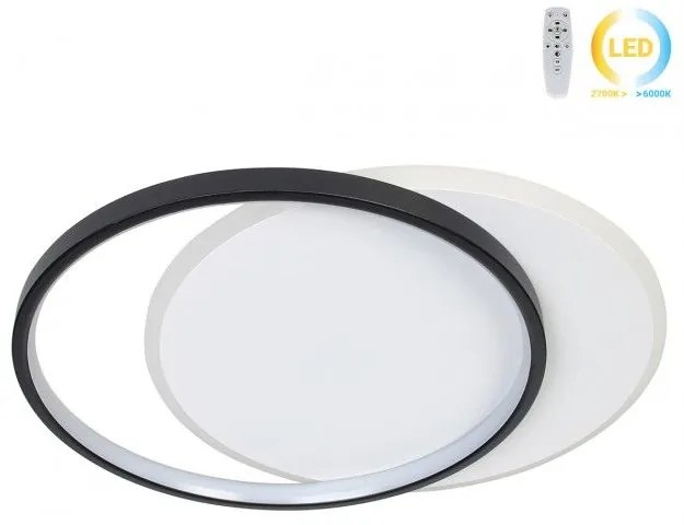 Φωτιστικό οροφής LED 53W 46Χ39Χ5,5 εκ. μαύρο με controller - GLOBOBOX 602175 602175 Μαύρο