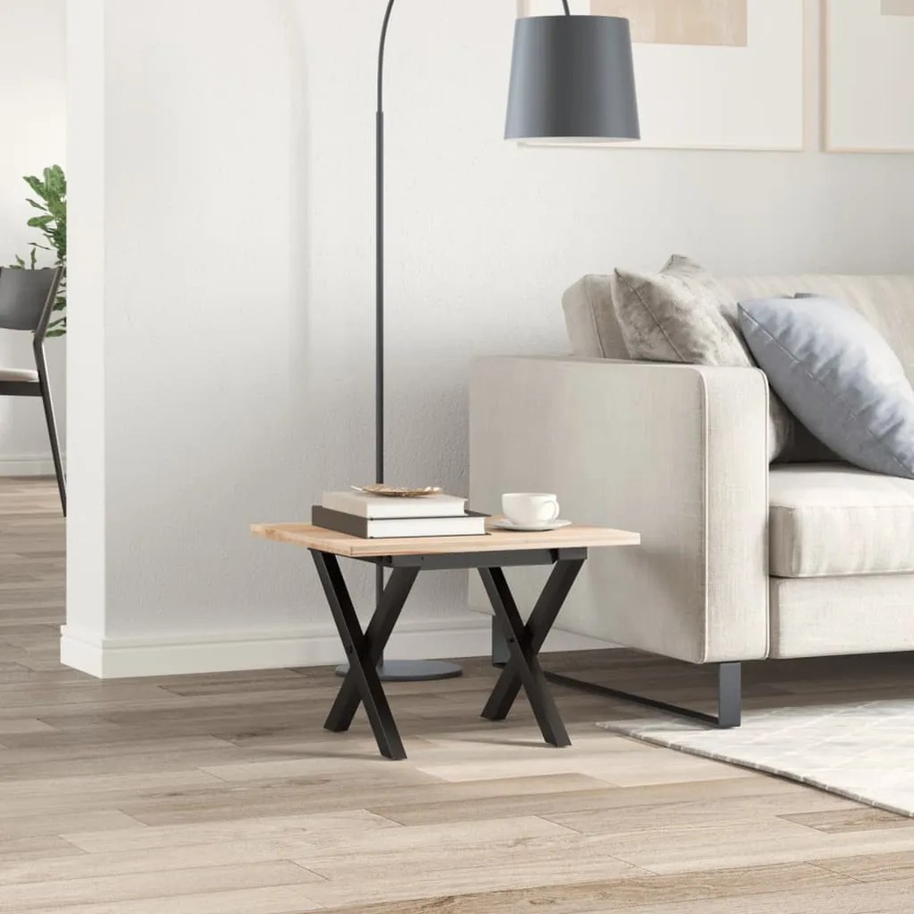 vidaXL Πόδια Τραπεζιού Σαλονιού σε Σχήμα «X» 30x30x33 εκ. Ατσάλι